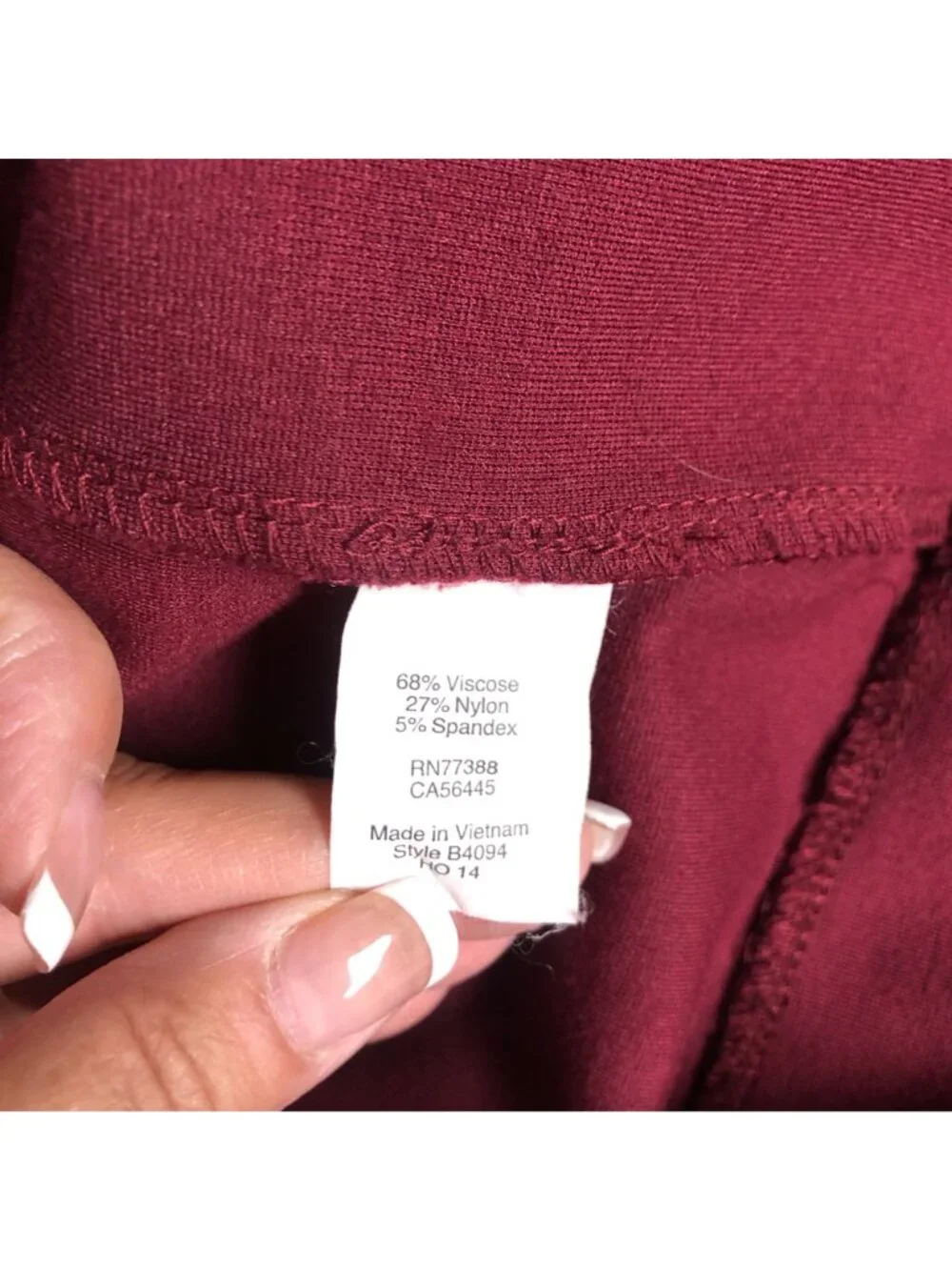 J Crew Maroon Zipper Ponte Dress Womens Size 14 Short Sleeve Shift Comfy Office